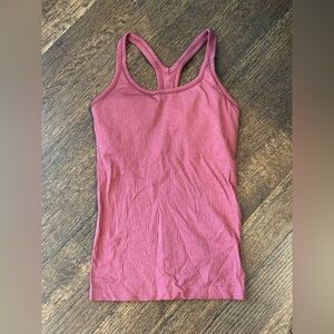 Lululemon Athletica Pink Ebb to Street Tank. Size 6